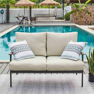 High Back Outdoor Loveseat - Natural Expressions