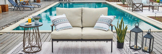 High Back Outdoor Loveseat